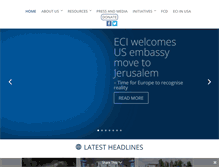 Tablet Screenshot of ec4i.org